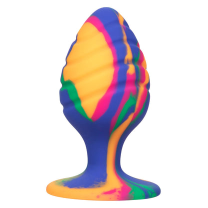 Cheeky Swirl Tie-Dye Butt Plug Large | Classic Butt Plug | CalExotics | Bodyjoys