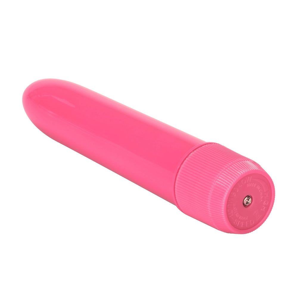 Neon Pink Multi-Speed Mini Vibrator | Bullet Vibrator | CalExotics | Bodyjoys