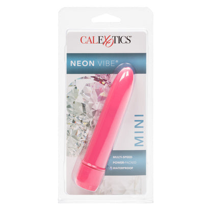 Neon Pink Multi-Speed Mini Vibrator | Bullet Vibrator | CalExotics | Bodyjoys