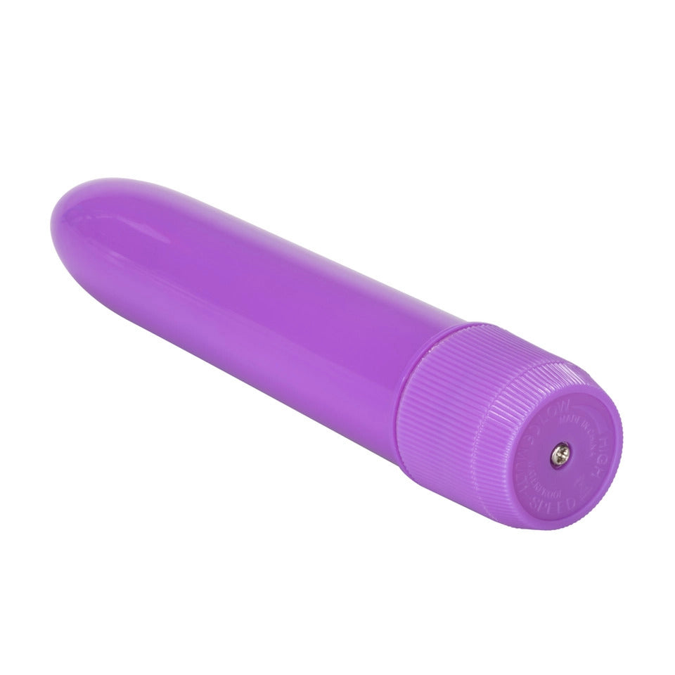 Neon Purple Mini Multi-Speed Vibrator | Bullet Vibrator | CalExotics | Bodyjoys