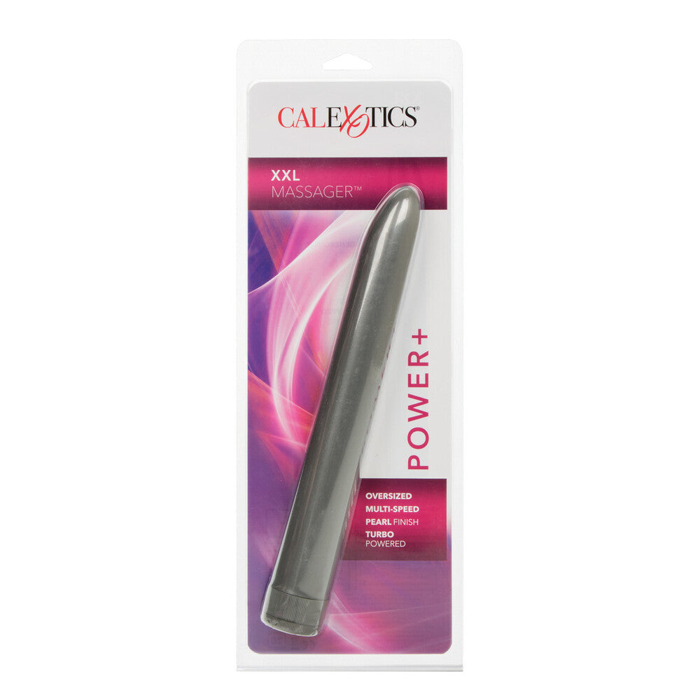 XXL Power Plus Massager Silver | Classic Vibrator | CalExotics | Bodyjoys