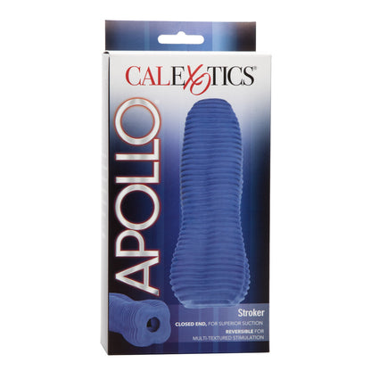 Apollo Stroker Closed End Textured Masturbator Blue | Male Masturbator | CalExotics | Bodyjoys