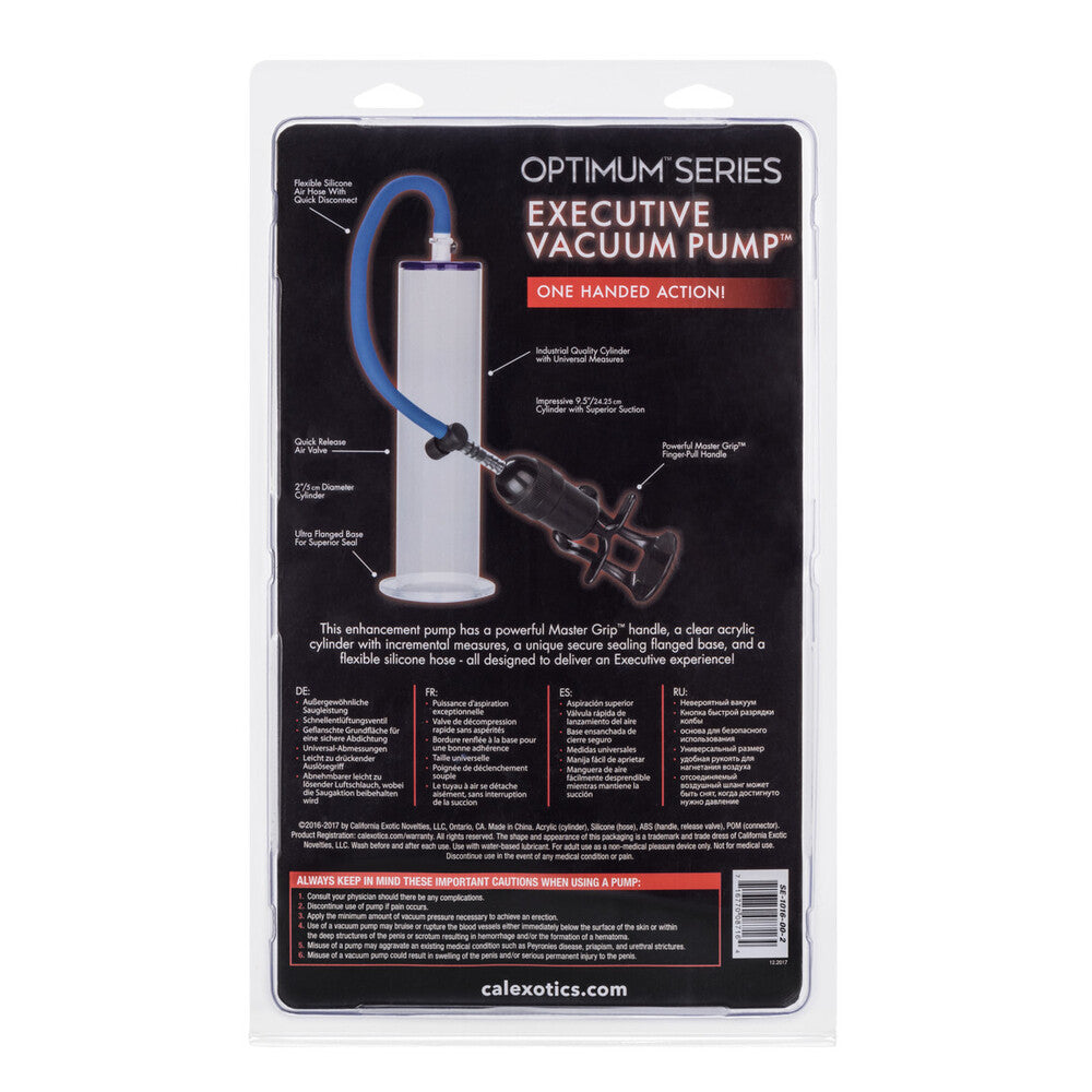 Advanced Executive Clear Vacuum Pump | Penis Pump | CalExotics | Bodyjoys