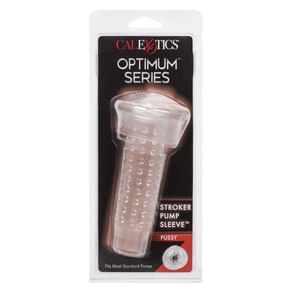 Optimum Series Stroker Pump Sleeve Pussy | Male Masturbator | CalExotics | Bodyjoys