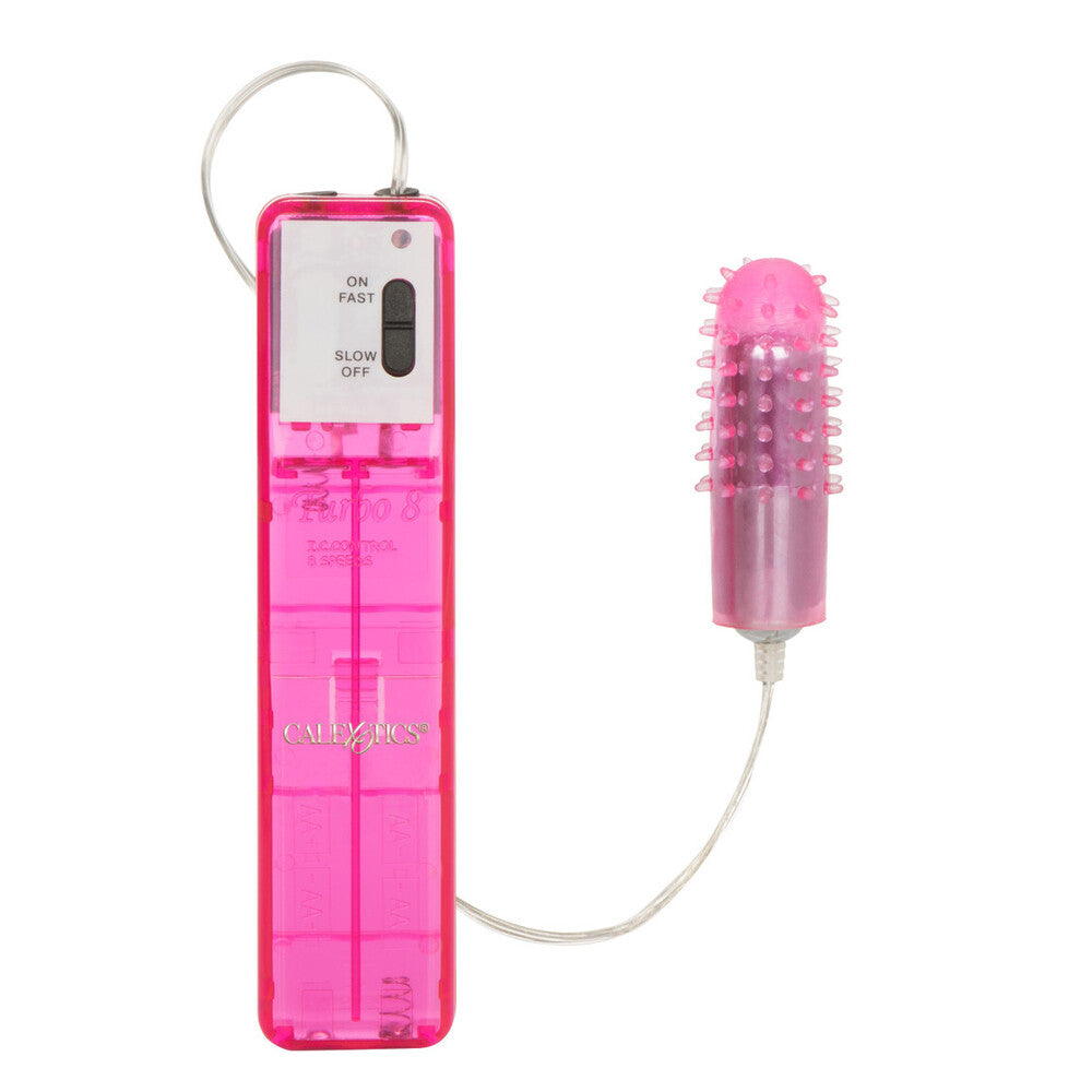 Pocket Exotics Turbo 8 Accelerator Bullet With Removable Tickler | Love Egg Vibrator | CalExotics | Bodyjoys