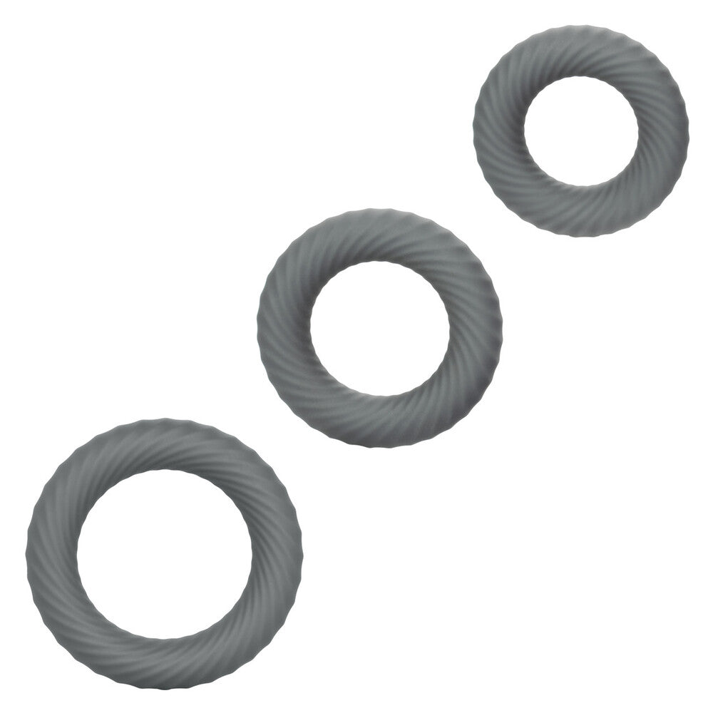 Link Up Ultra Soft Ultimate Cock Ring Set 3 Pieces | Cock Ring Set | CalExotics | Bodyjoys