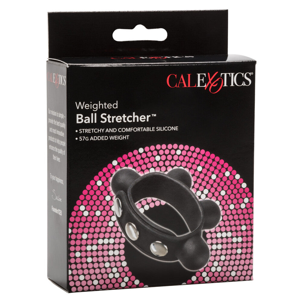 Weighted Ball Stretcher Cock Ring | Ball Stretcher | CalExotics | Bodyjoys