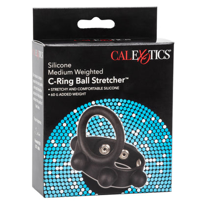 Weighted Penis Ring And Ball Stretcher Medium | Ball Stretcher | CalExotics | Bodyjoys