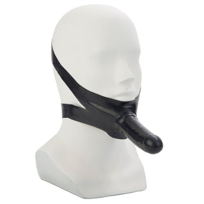 The Accommodator Face Strap-On Dildo Black | Face & Thigh Strap-On | CalExotics | Bodyjoys