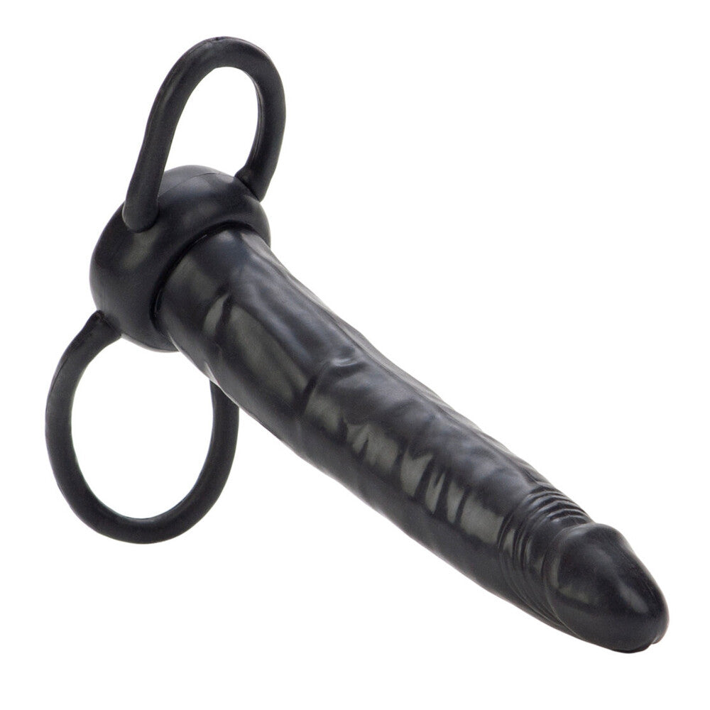 Accommodator Dual Penetrator Black Dildo | Double Strap-On | CalExotics | Bodyjoys