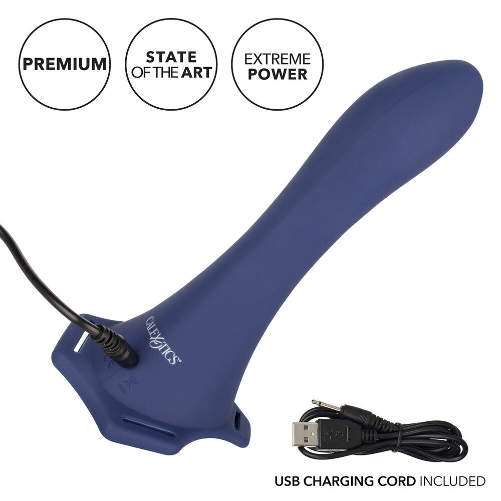 Her Royal Harness Me2 Thumper Strap-On With Rechargeable Vibe | Strap-On Set | CalExotics | Bodyjoys