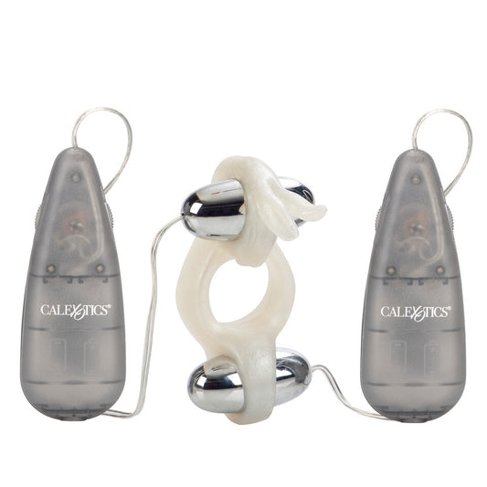 Rockin' Rabbit Duo Vibrating Cock Ring | Vibrating Cock Ring | CalExotics | Bodyjoys