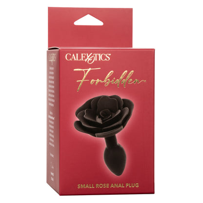 CalExotics Forbidden Rose Anal Plug Small Black | Classic Butt Plug | CalExotics | Bodyjoys