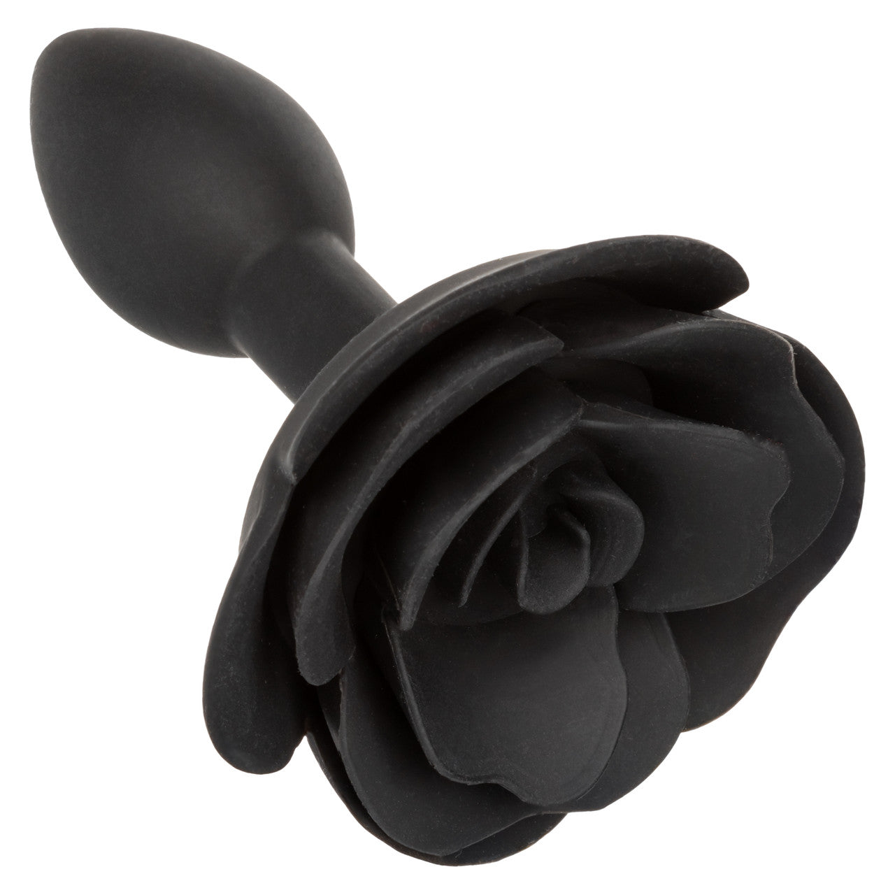 CalExotics Forbidden Rose Anal Plug Small Black | Classic Butt Plug | CalExotics | Bodyjoys