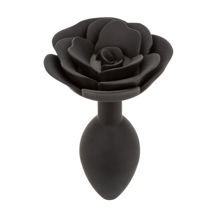 CalExotics Forbidden Rose Anal Plug Small Black | Classic Butt Plug | CalExotics | Bodyjoys