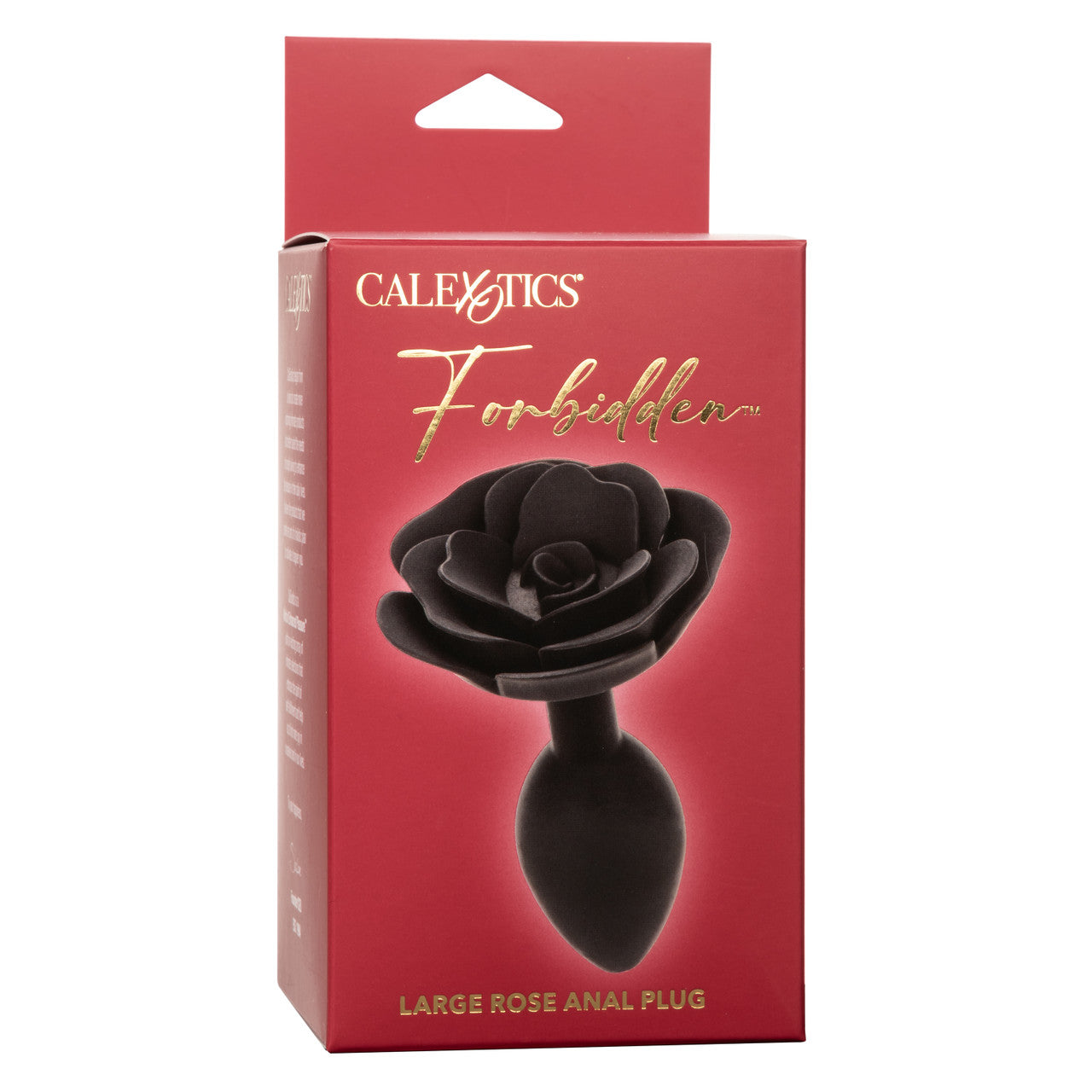 CalExotics Forbidden Rose Anal Plug Large Black | Classic Butt Plug | CalExotics | Bodyjoys