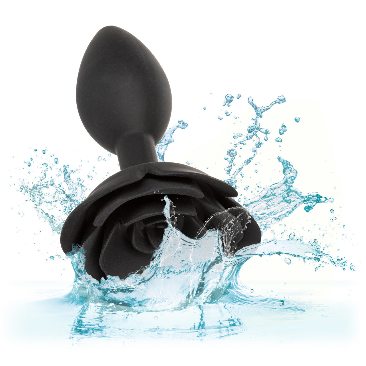 CalExotics Forbidden Rose Anal Plug Large Black | Classic Butt Plug | CalExotics | Bodyjoys