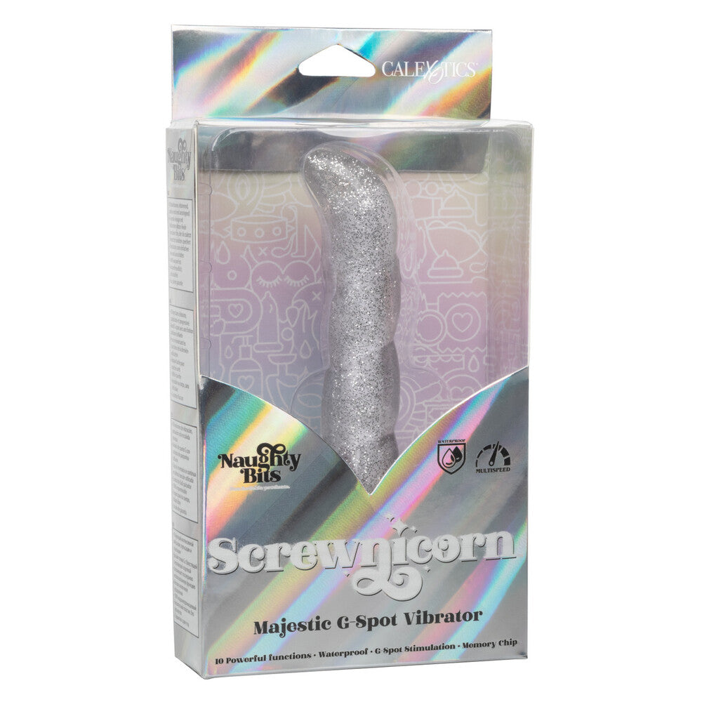 Naughty Bits Screwnicorn Majestic G-Spot Vibrator | G-Spot Vibrator | CalExotics | Bodyjoys