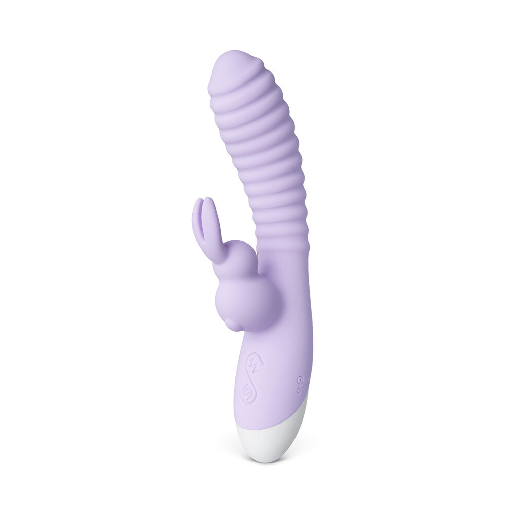 Ribbed Rabbit Multi-Speed Dual Vibrator Purple | Rabbit Vibrator | Various brands | Bodyjoys