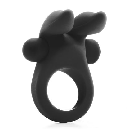 Shots Rabbit Vibrating Cock Ring Black | Vibrating Cock Ring | Shots Toys | Bodyjoys