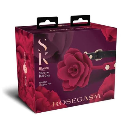 Rosegasm Secret Kisses Bloom Silicone Ball Gag Red | Bondage Gag | Rosegasm | Bodyjoys