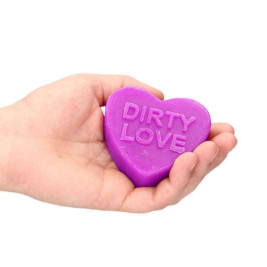 Dirty Love Lavender Scented Heart Soap Bar | Novelty Toy | Shots Toys | Bodyjoys