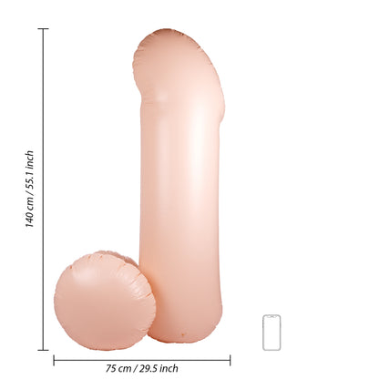 Blow-Up Dick XL 55 Inch Flesh | Novelty Toy | Shots Toys | Bodyjoys