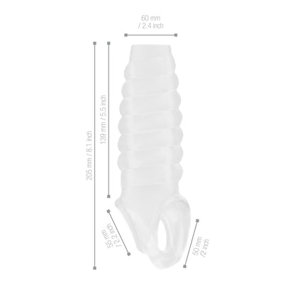 Sono No. 21 Dong Sleeve Transparent | Penis Sheath | Shots Toys | Bodyjoys