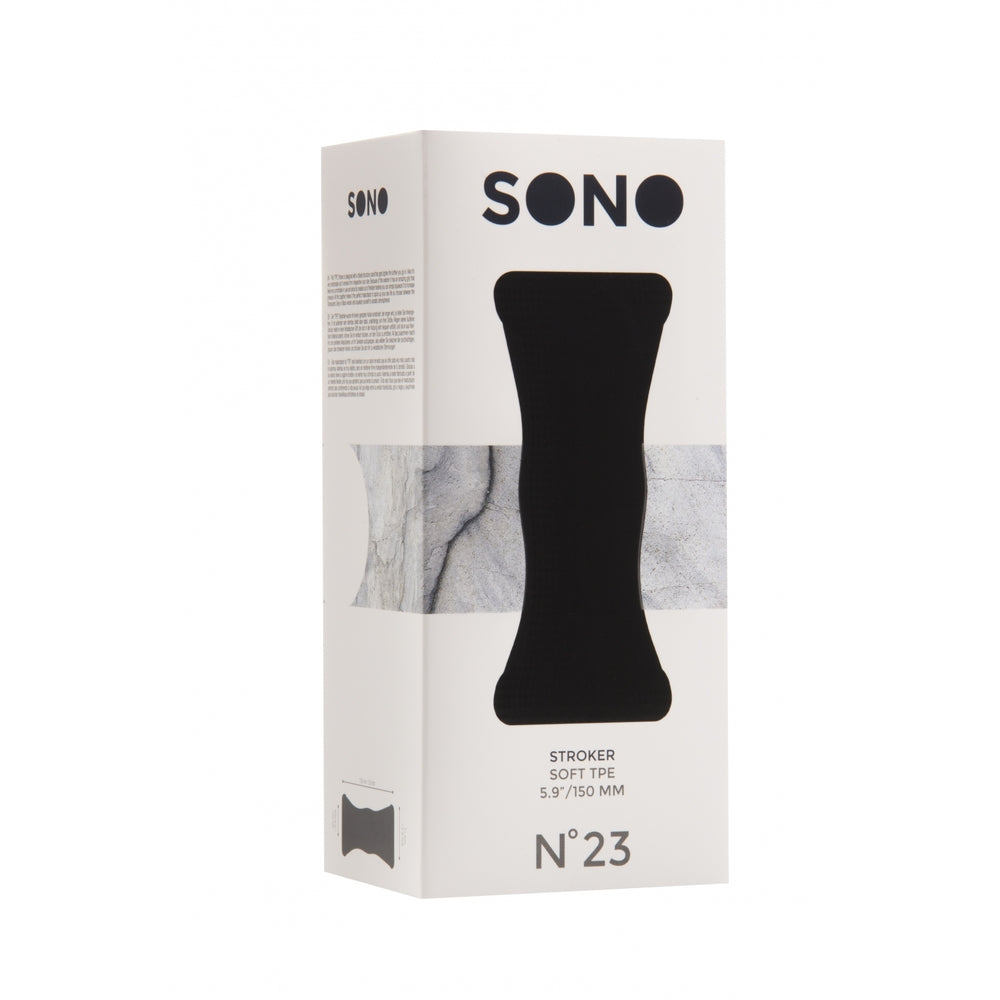 Sono No. 23 Stroker Male Masturbator Black | Male Masturbator | Shots Toys | Bodyjoys