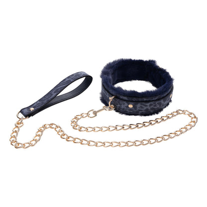 Sportsheets Cougar Fur Collar and Leash | Bondage Collars & Leads | Sportsheets | Bodyjoys