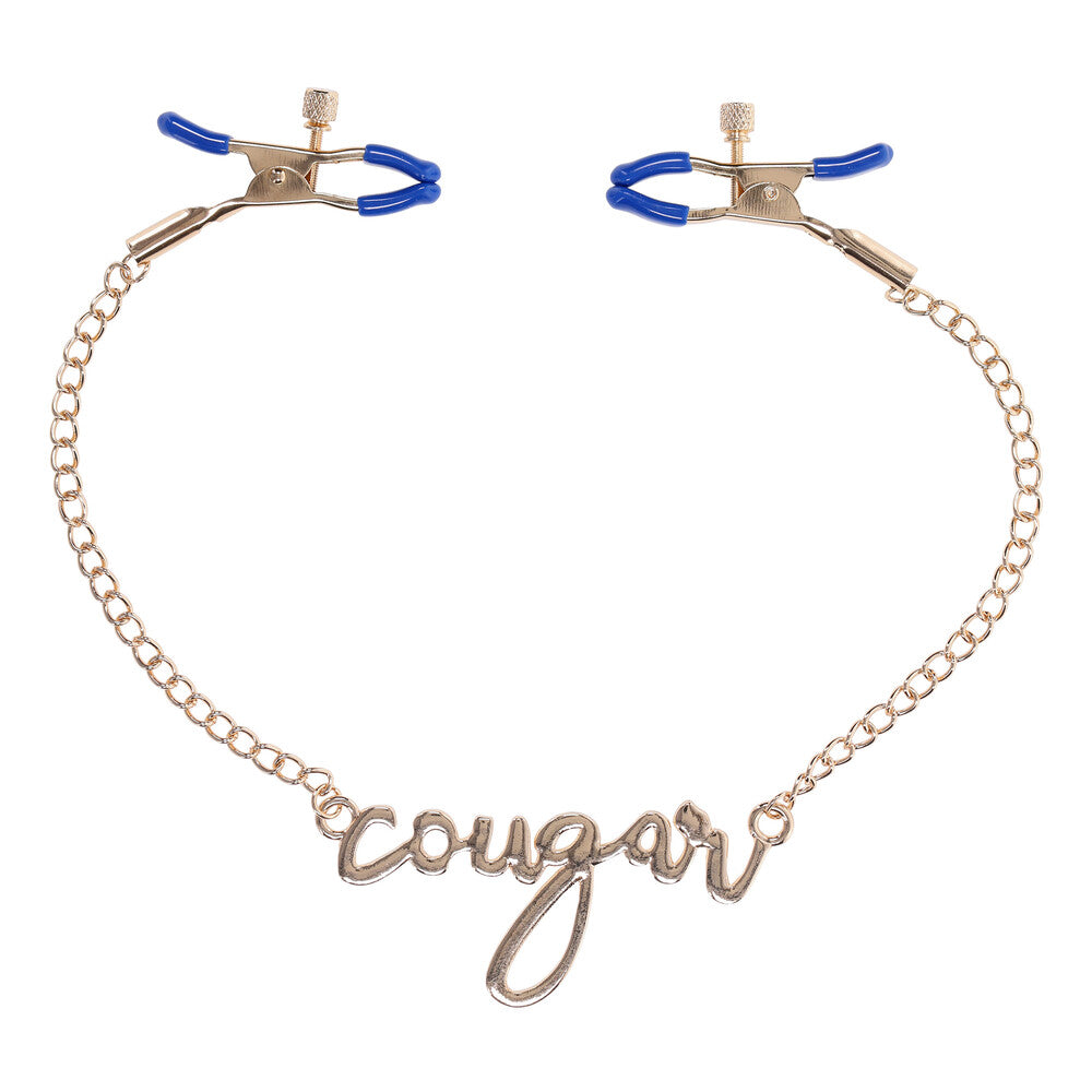 Sportsheets Cougar Nipple Clamps Gold