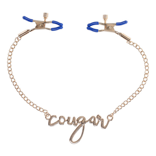 Sportsheets Cougar Nipple Clamps Gold