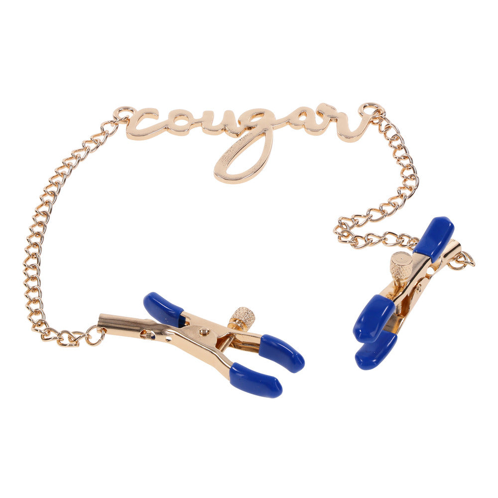 Sportsheets Cougar Nipple Clamps Gold