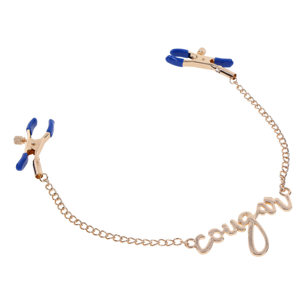 Sportsheets Cougar Nipple Clamps Gold
