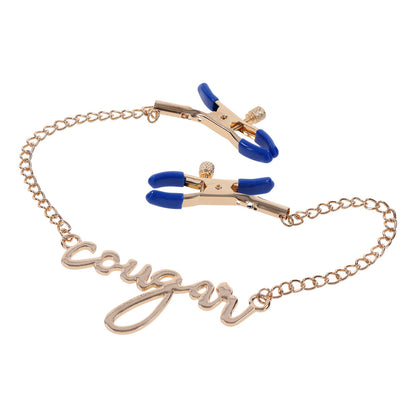 Sportsheets Cougar Nipple Clamps Gold
