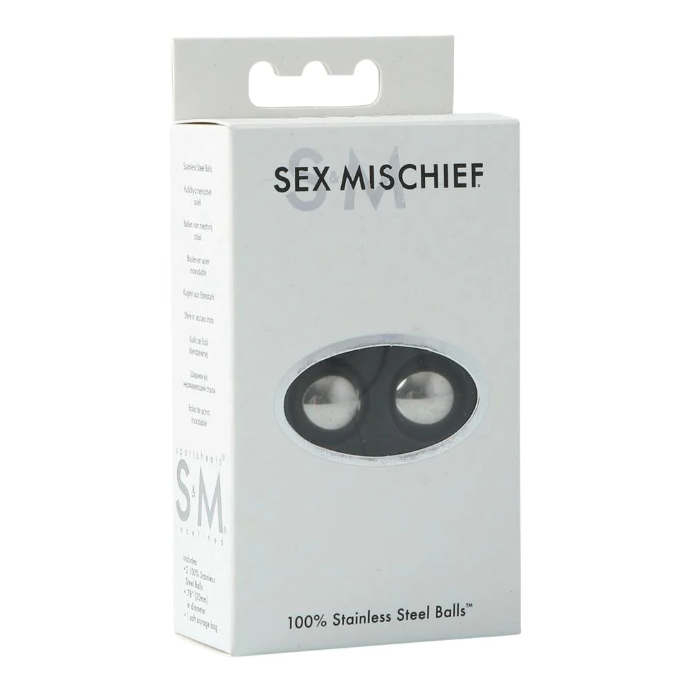 Sex And Mischief Steel Balls | Kegel Exercisers | Sportsheets | Bodyjoys