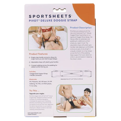 Sportsheets Pivot Deluxe Doggie Strap | Wrist & Ankle Restraint | Sportsheets | Bodyjoys