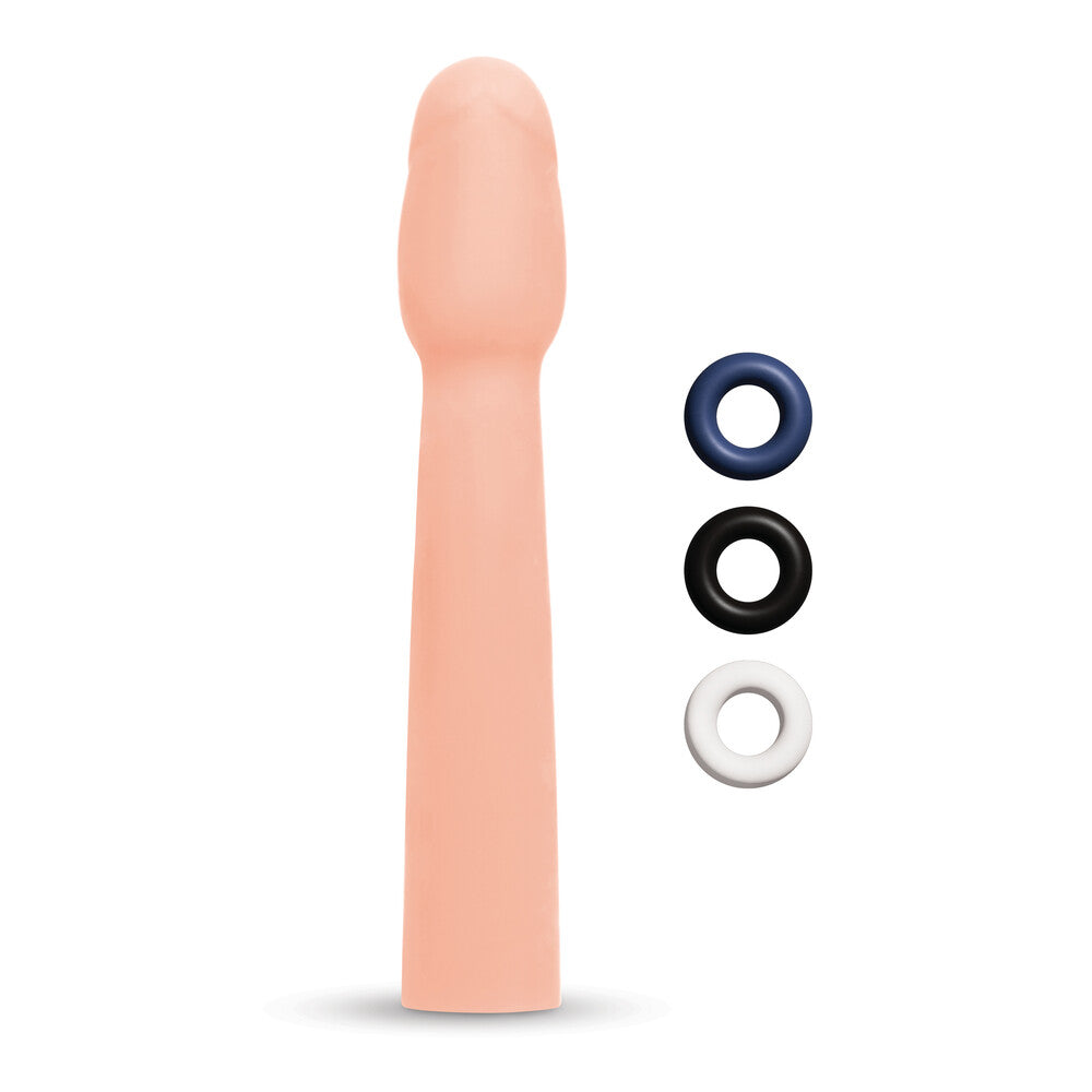 Size Up Extra Realistic 2 Inch Penis Extender Sleeve Flesh | Penis Sheath | Size Up | Bodyjoys