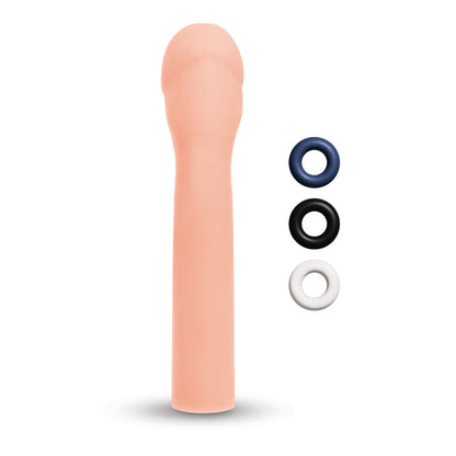 Size Up Extra Realistic 3 Inch Penis Extender Sleeve Flesh | Penis Sheath | Size Up | Bodyjoys