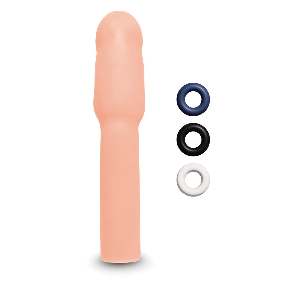 Size Up Extra Realistic 4 Inch Penis Extender Sleeve Flesh | Penis Sheath | Size Up | Bodyjoys