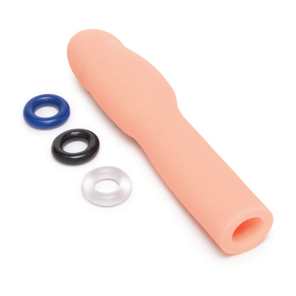 Size Up Extra Realistic 4 Inch Penis Extender Sleeve Flesh | Penis Sheath | Size Up | Bodyjoys