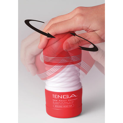 Tenga Rolling Head Cup Masturbator Strong | Male Masturbator | Tenga | Bodyjoys