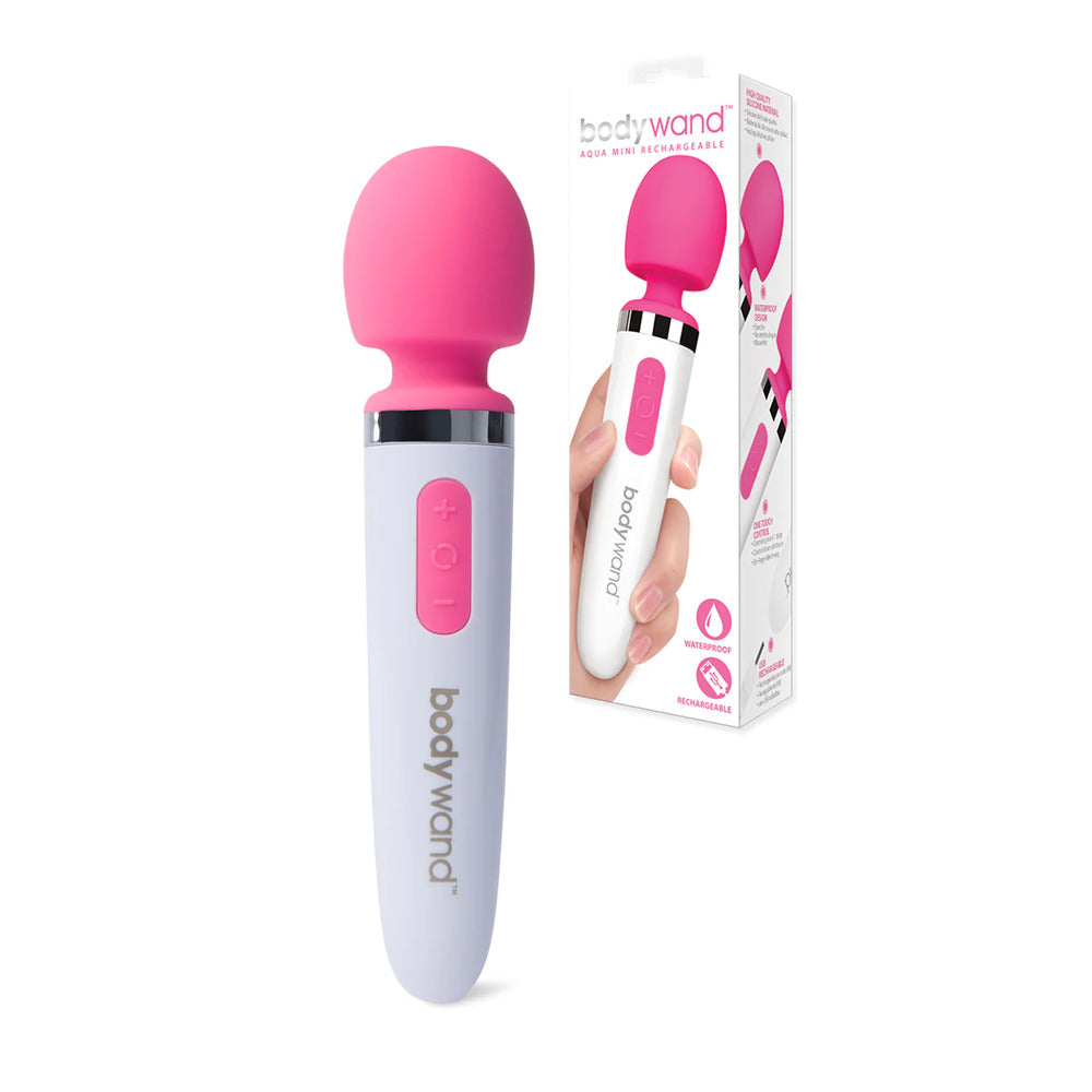 Bodywand Aqua Mini Rechargeable Silicone Waterproof Massager | Massage Wand Vibrator | Bodywand | Bodyjoys