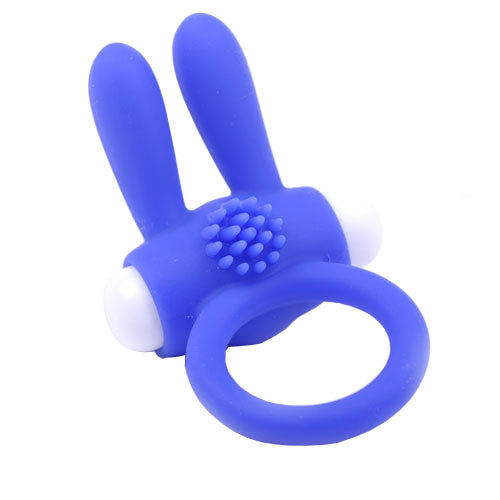 Cock Ring With Rabbit Ears Blue | Vibrating Cock Ring | Various brands | Bodyjoys