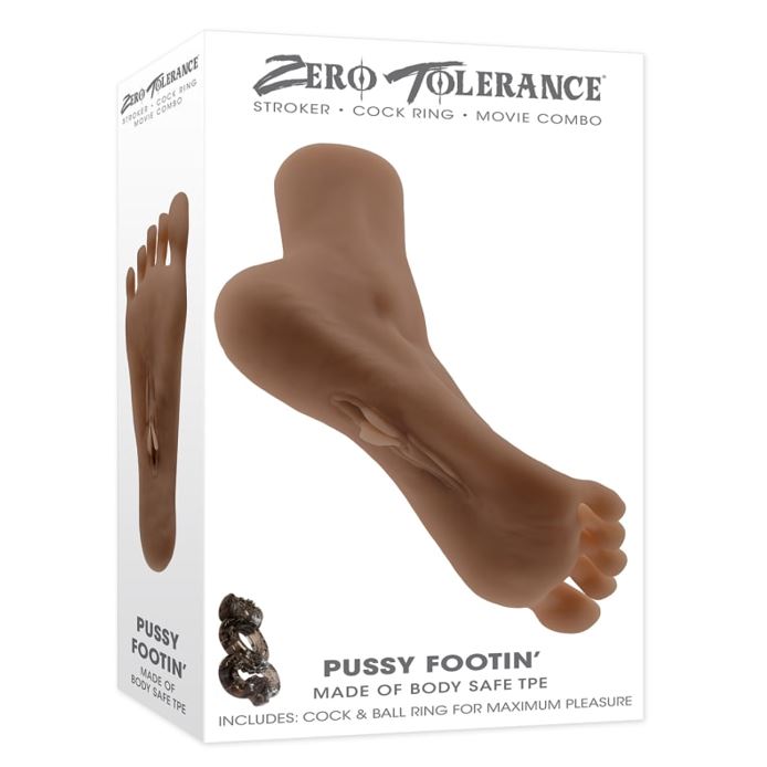 Zero Tolerance Pussy Footin’ Foot Fetish Stroker Dark | Pocket Pussy | Zero Tolerance | Bodyjoys