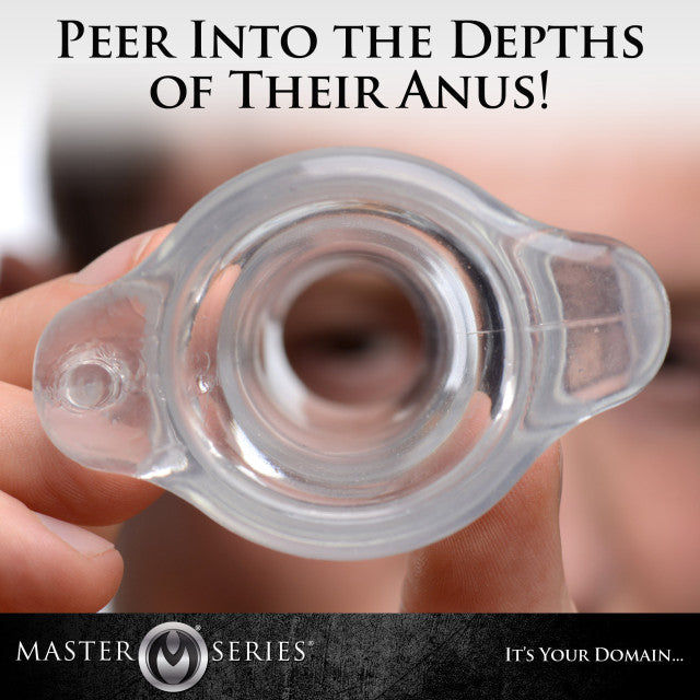 Master Series PeepHole Clear Hollow Anal Plug | Classic Butt Plug | Master Series | Bodyjoys