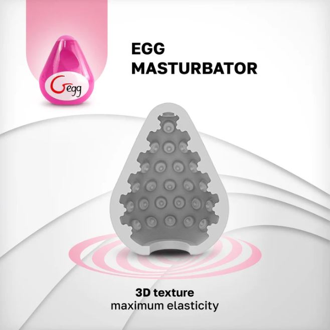 G Vibe G-Egg Masturbator Pink | Male Masturbator | Gvibe | Bodyjoys
