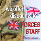 Discounts For British Forces | Bodyjoys