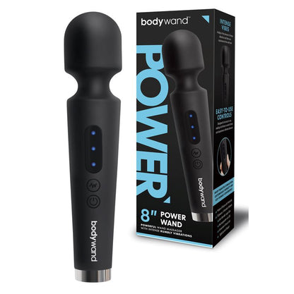 Bodywand 8 Inch Power Wand Black | Massage Wand Vibrator | Bodywand | Bodyjoys