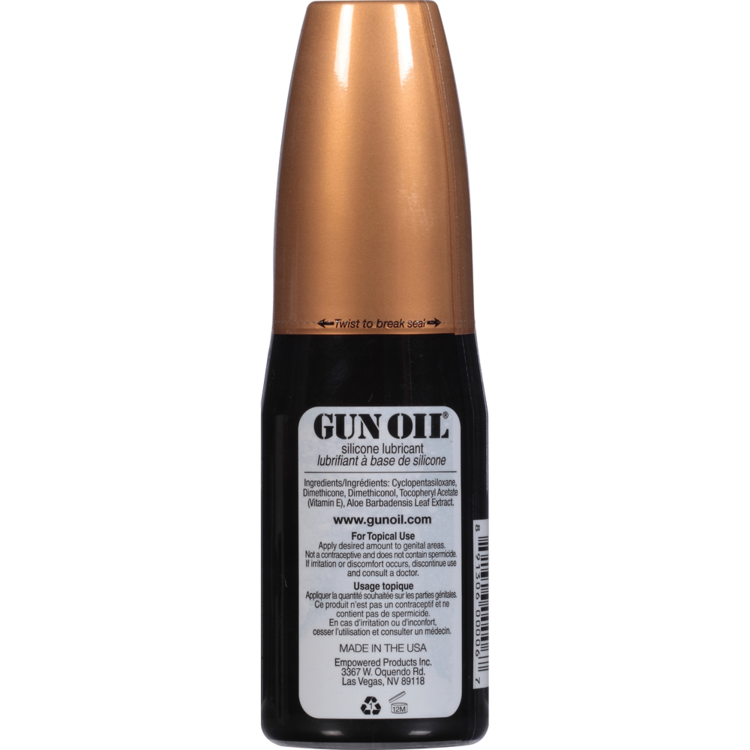 Gun Oil Silicone Lubricant 120ml | Silicone-Based Lube | Empowered Products | Bodyjoys
